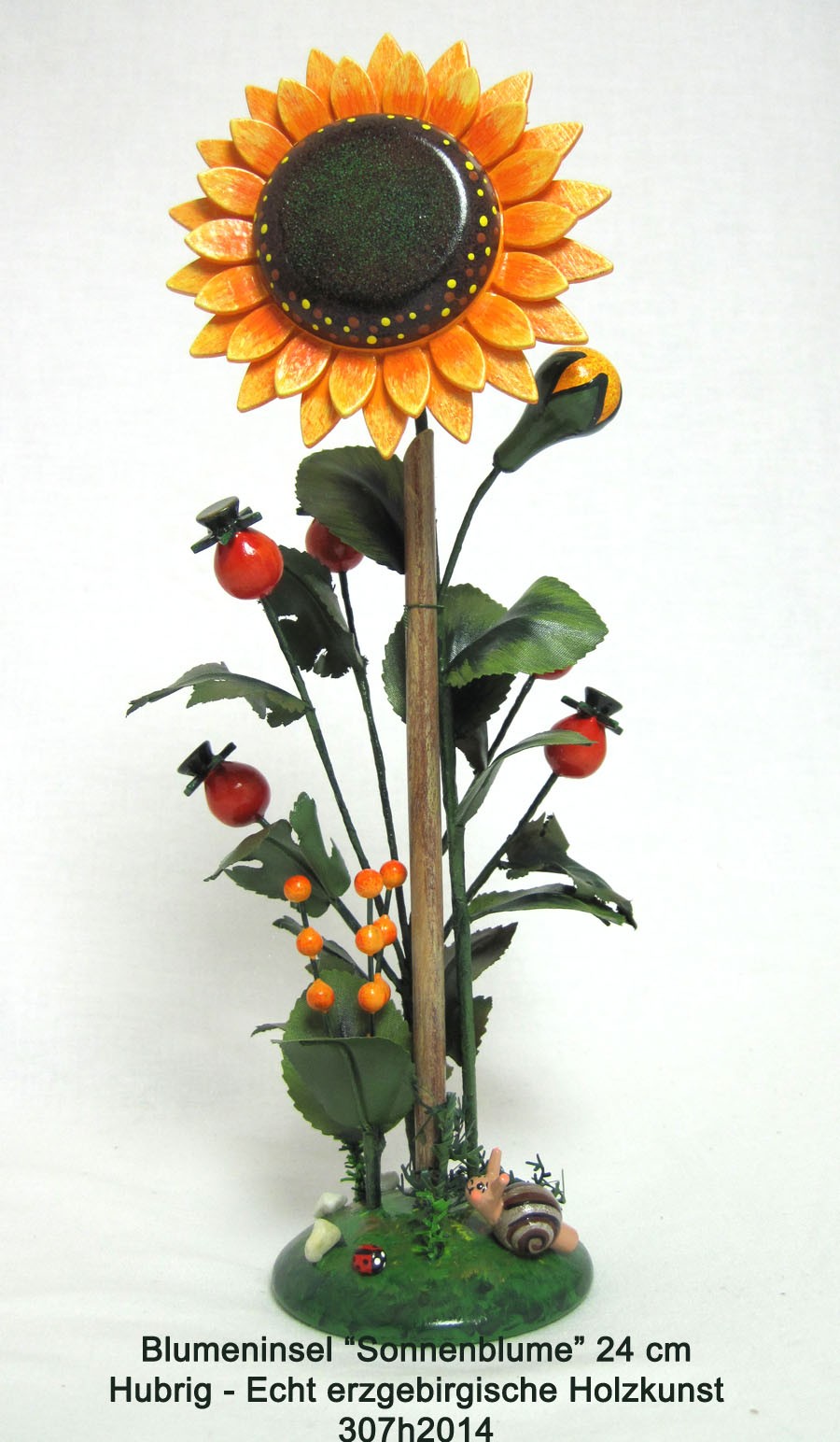  Hubrig Blumeninsel Sonnenblume ca. 24 cm 