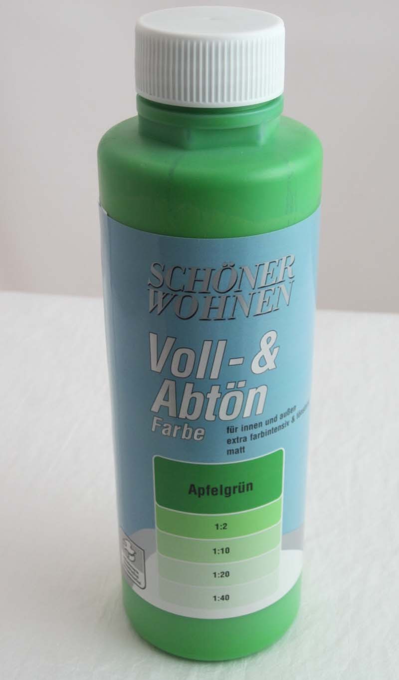 Voll- und Abtönfarbe Apfelgrün 250 ml