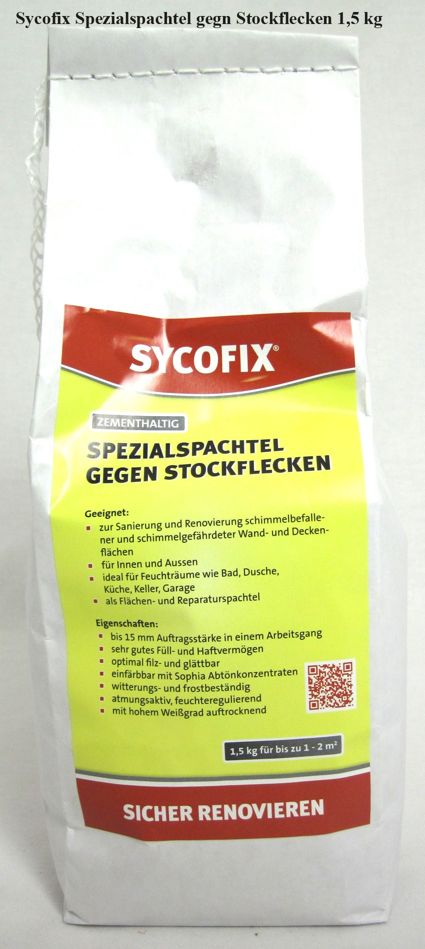 SYCOFIX Schimmel Entferner Spachtel 1,5kg