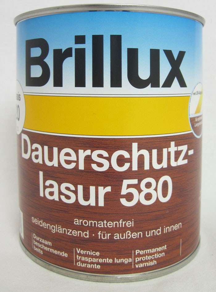 Brillux Dauerschutzlasur 580 walnuss 8413 750 ml