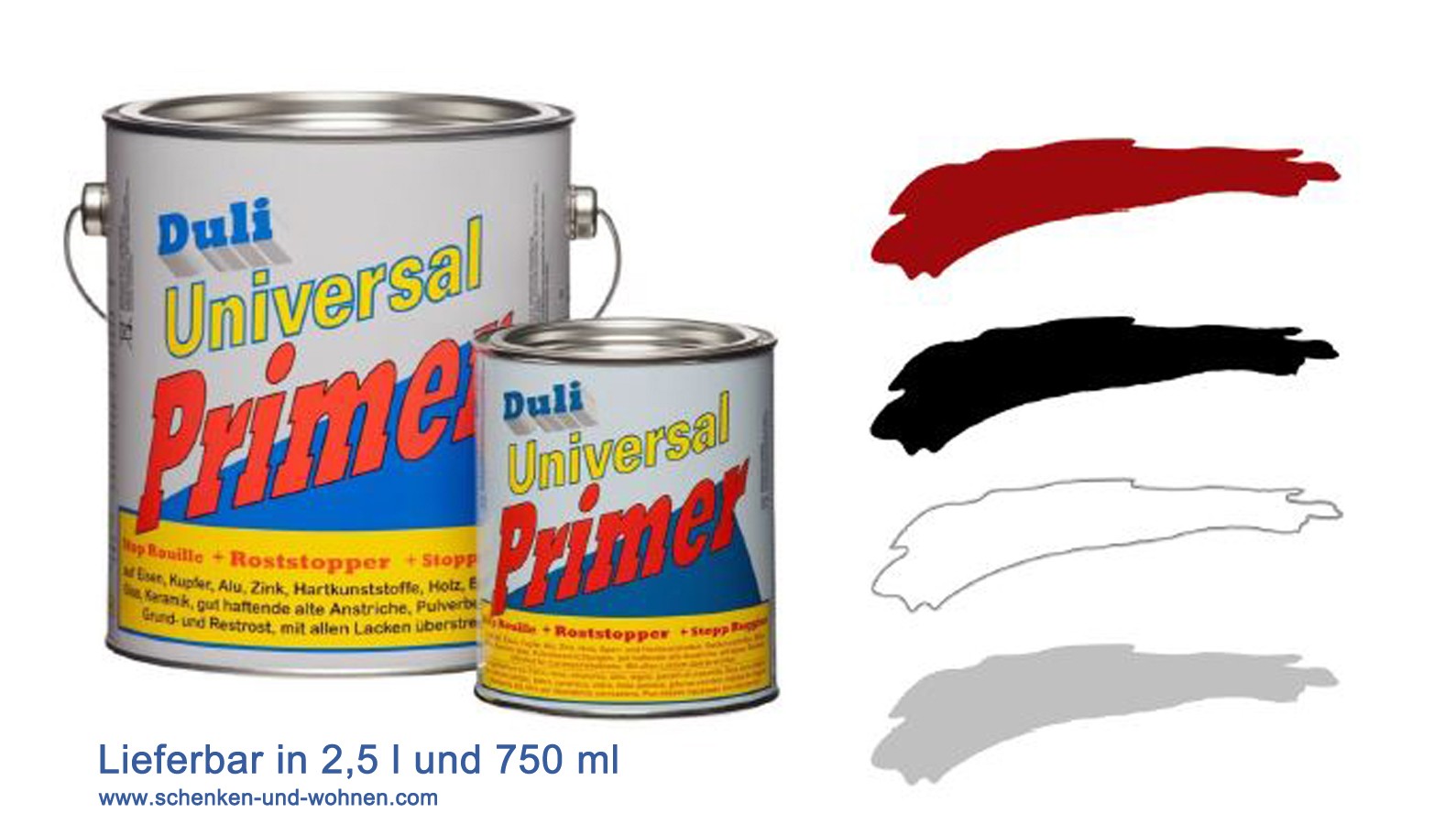 Duli-Universal Primer 750 ml rotbraun Grund-, Zwischen- und Deckanstrich