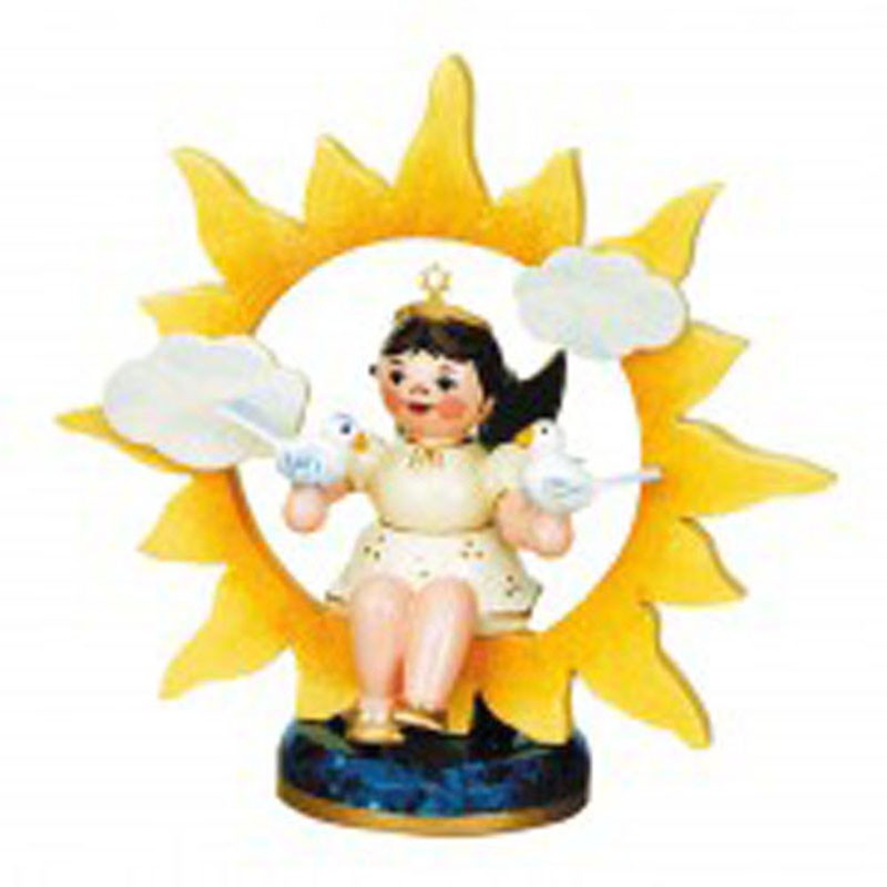 Hubrig - Engel mit Sonne und Tauben 10 cm