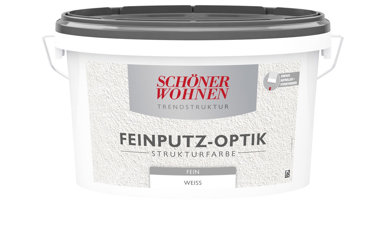 Feinputz-Optik Strukturfarbe fein 16 kg Schöner Wohnen