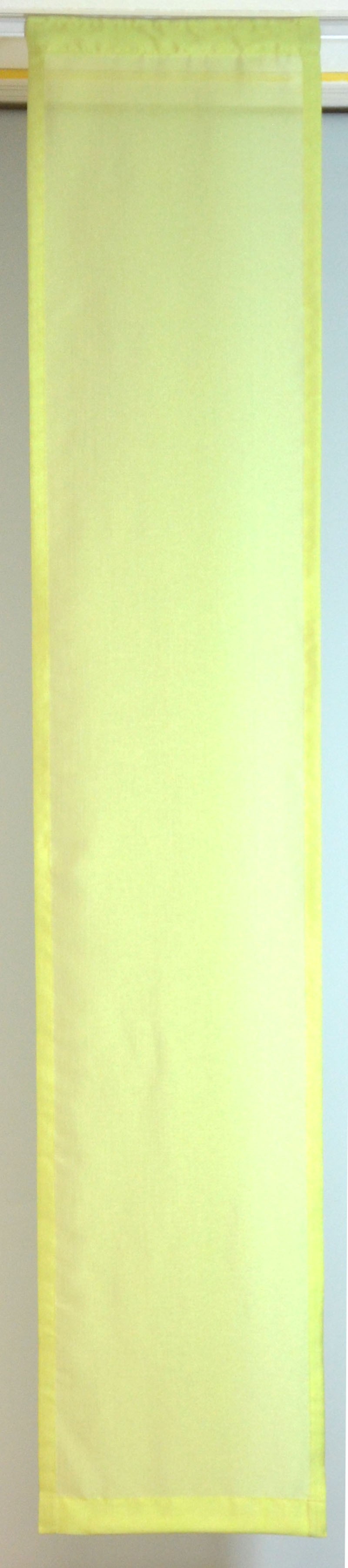 Flächenvorhang grün 37 cm breit x 200 cm hoch ( incl. Beschwerungsstab )