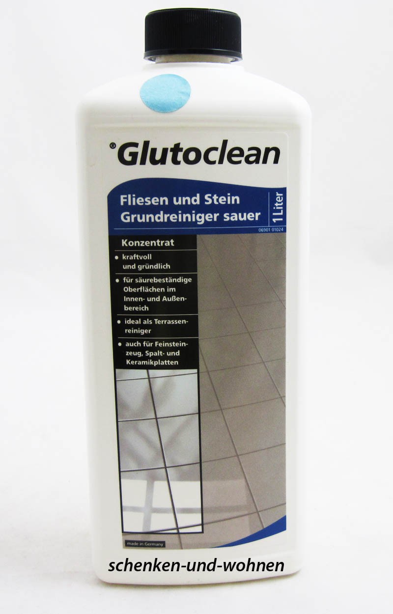Glutaclean Fliesen & Stein Grundreiniger sauer 1 L