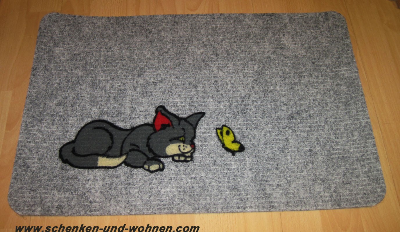Fußmatte Flocky, Nadelfilz 082 cat ca. 40 x 60 cm