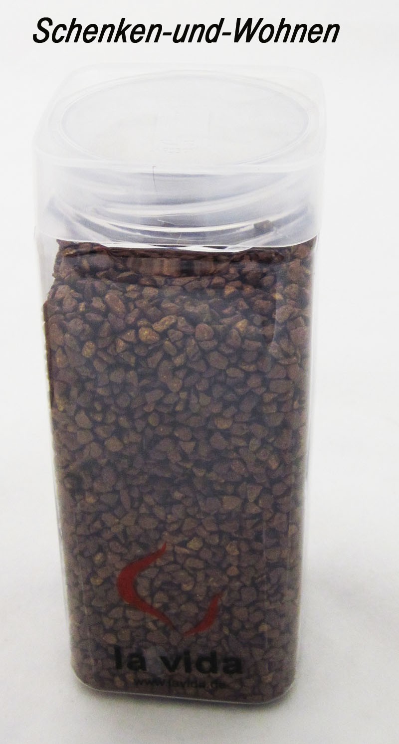 Deko-Granulat Braun-Metallic 2-3 mm, 550 ml Box