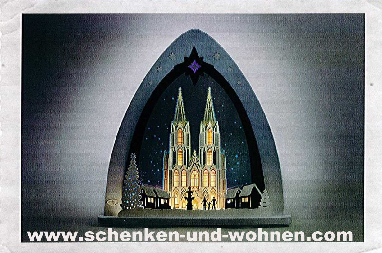 Lichterspitze LED  "Kölner Dom" 52 x 53,5 x 9 cm (L/H/T)