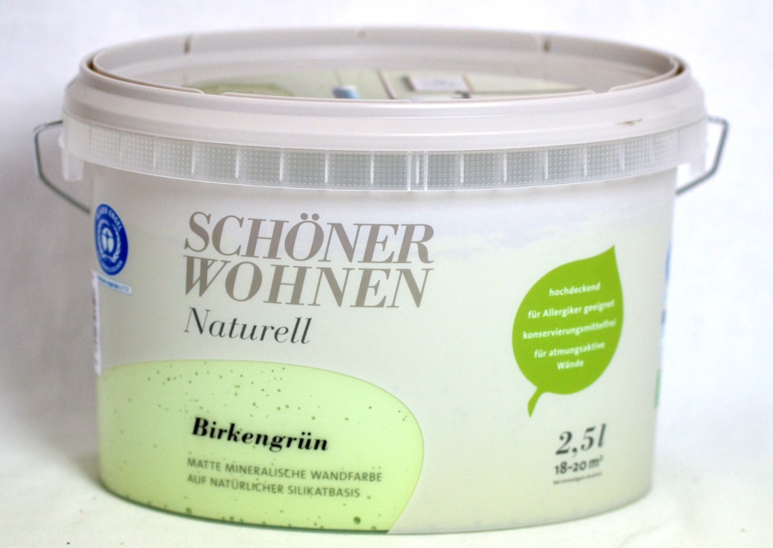 Schöner Wohnen Mineral-Wandfarbe Birkengrün 2,5 l