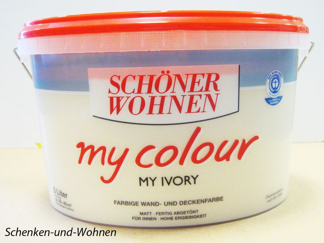  Schöner Wohnen - my colour Wandfarbe matt - 1544 My Ivory , 5 L