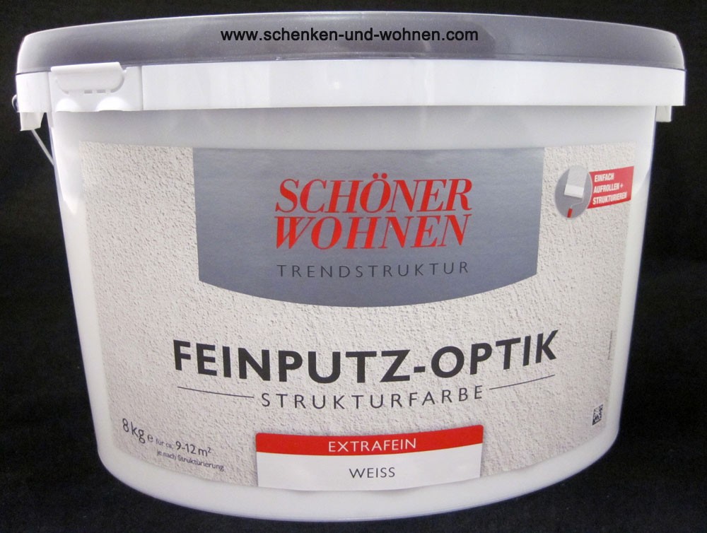Feinputz-Optik Strukturfarbe extrafein 8 kg Schöner Wohnen
