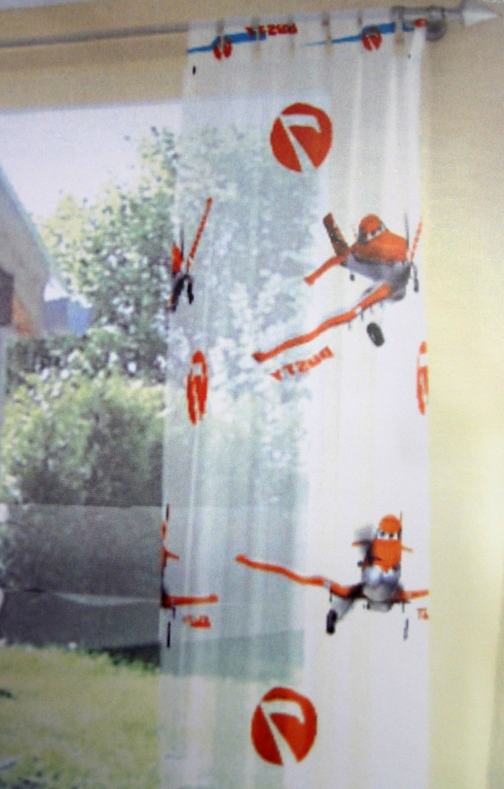 Kinderzimmerstoff Planes Disney Meterware 290 cm hoch