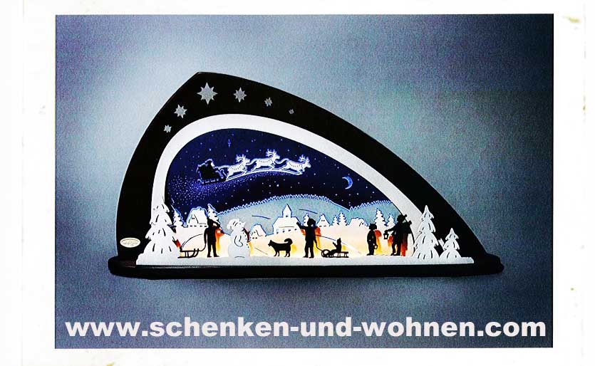 Schwibbogen LED "Santa Claus" 66 x 33,8 x 6 cm (L/H/T)