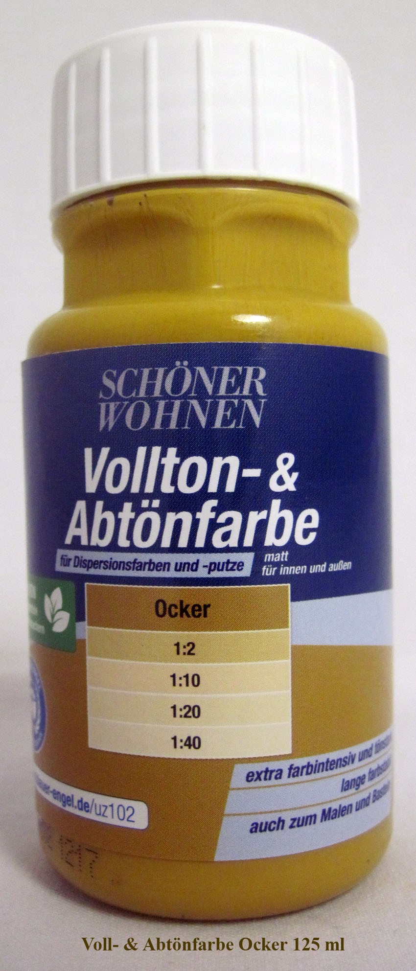 Voll- und Abtönfarbe Ocker 125 ml
