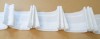 Gardinenband Faltenband 1:2,5 Flämische Falte 80 mm breit weiß B