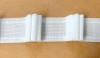 Gardinenband Flausch 3-Falten 50 mm Weiß 1:2,5 