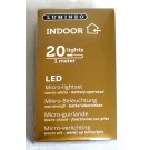 20-LED Drahtlichterkette Indoor Länge 1 m Batteriebetrieben