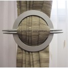 Dekorationsspange/Raffspange mit 2 Splinte, Silber matt - rund ca. 16 cm