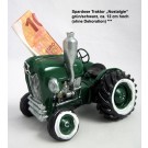 Spardose Traktor Nostalgie, grün/schwarz, ca. 12 cm hoch 