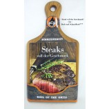 Steak voll der Geschmack - Set mit Schneidbrett Edelholz