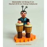 Hubrig - Marienkäfer mit Bongo 8 cm