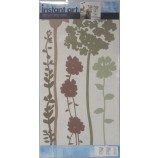 Wandaufkleber Blossom Green-Mocha Wandtattoo