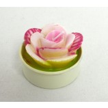 Teelichter  "Rosen" 6er Packung, Rosa ca. 4 cm