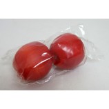 Deko- Apfel rot mit Stiel 2er-Set aus Kunststoff ca. 5 x 5,5 cm