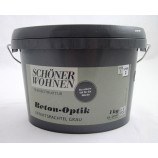 Beton-Optik Effektspachtel 1 kg grau Schöner Wohnen Trendstruktur