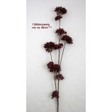 1 Blütenzweig künstlich, rot, ca. 80cm 