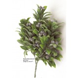 Künstlicher Pick-Busch Beeren grün-blau ca. 20 cm