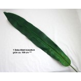 1 Deko-Blatt künstlich grün ca. 100 cm