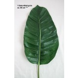 1 Deko-Blatt künstlich grün ca. 85 cm
