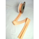 Einfassband/Schrägband-Breite 20mm-gefalzt-apricot - matt-Meterware
