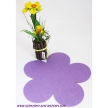 Deko - Filzblume, Lila ca. 35 cm Durchmesser