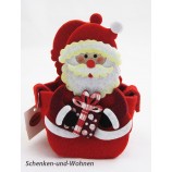 Filz-Tasche/Geschenktasche Weihnachtsmann bunt, ca.12 x 6 x 8 cm