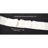 Velour Gardinenband Flachfalte 50 mm breit 1:2,5