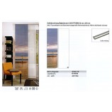 Schiebevorhang Digitaldruck Leuchtturm blau-bunt, ca. 60 x 245 cm