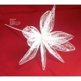 Glitter-Blume weiss Gesamtlänge: ca. 67cm BlütenØ: ca.29cm