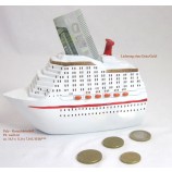 Keramik-Spardose Kreuzfahrtschiff ca. 16,5 x 11,0 x 7,0 (L/H/B)