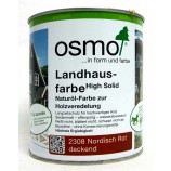Osmo Landhausfarbe 2308 Nordisch Rot deckend 750ml