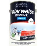 Polarweiss Weißlack 2,5 l glänzend Acryl-Lack