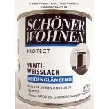 Protect Venti Weisslack - Alkydharzlack, seidenglänzend, weiß, 375 ml