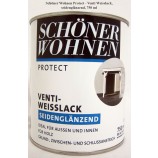Protect Venti Weisslack - Alkydharzlack, seidenglänzend, weiß, 750 ml