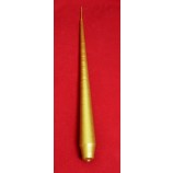 Stabkerze Leuchterkerze Spitzkerze gold 32 cm