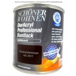 DurAcryl Professional Buntlack-Acrylat,seidenmatt,RAL8017 Schokoladenbraun,375ml