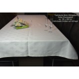 Tischwäsche Tischdecke 130 x 300 cm champagner Königslilie