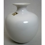 Keramik Vase weiss rund ca. 18,5 x 17,5x20,3cm B/T/H