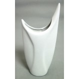 Keramik Vase matt-weiss  ca. 29 x 12cm H/B