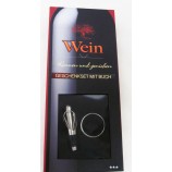 Geschenkset  Wein mit Buch in edler Geschenk-Box ca. 12,0 x 28,0 x 3,5 cm
